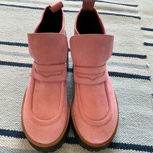 Sies Marjan pink platform boots